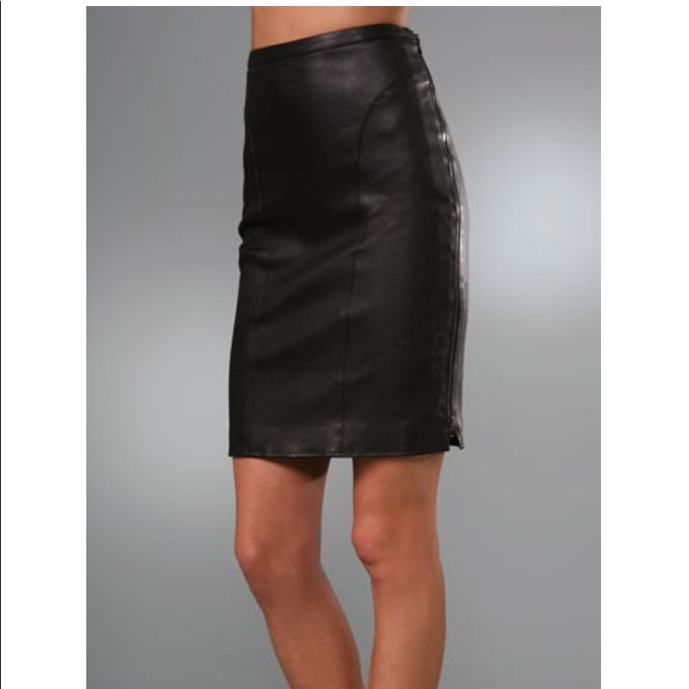 Kiki de Montparnasse Leather Pencil Skirt | xs
